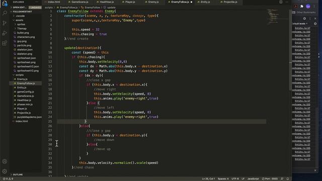 Creating a Top Down RPG Style Game with JavaScript and Phaser 3 Part 9 смотреть онлайн