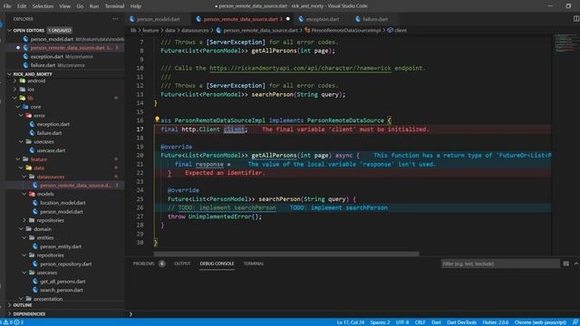 Flutter - Уровень данных: Remote data source смотреть онлайн