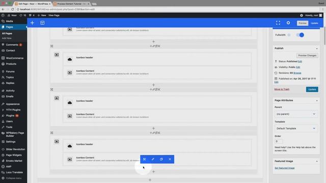 How to use Process Element | Noor WordPress Theme смотреть онлайн