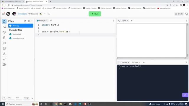 Python Turtle Lesson 1 смотреть онлайн