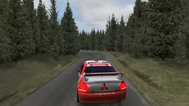 Richard Burns Rally- Falstone (Mitsubishi Lancer Evo VII) w/ gamepad смотреть онлайн