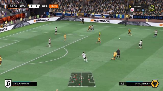 FIFA 22 Player Career. Europa League QF 2nd leg Vs Bergamo Calcio смотреть онлайн