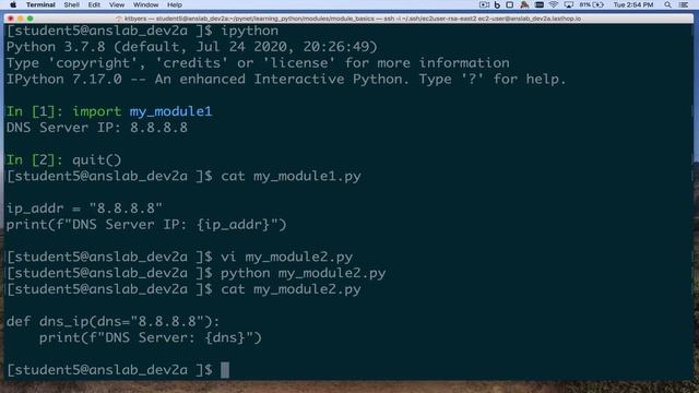Python Modules | Kirk Byers | 2021 смотреть онлайн