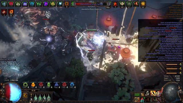 POE 3.20 Armour Stacker Wave 30 Simulacrum смотреть онлайн