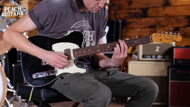 No Talking...Just Tones | Fender Custom Shop 62 Telecaster Custom HS Journeyman Black смотреть онлайн