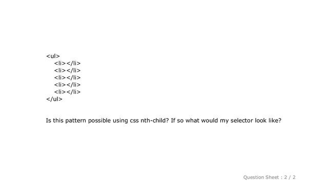 CSS : Using nth-child to select an even, and then an odd number of elements смотреть онлайн