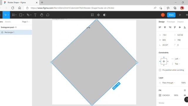 Rotate Shape – Figma смотреть онлайн