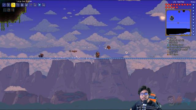 Terraria Fishing King! Double lure strategy?! смотреть онлайн