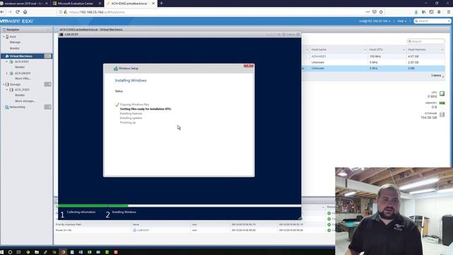 How To Install Windows Server 2019 on VMWare ESXi 6.7 смотреть онлайн