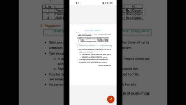AU EXAM FEES APRIL - MAY 22 | SPECIAL CASE STUDENTS смотреть онлайн