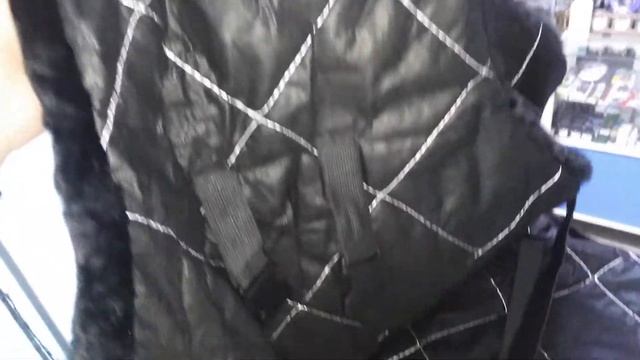 Меховые накидки экомутон черные стеганый подклад. смотреть онлайн