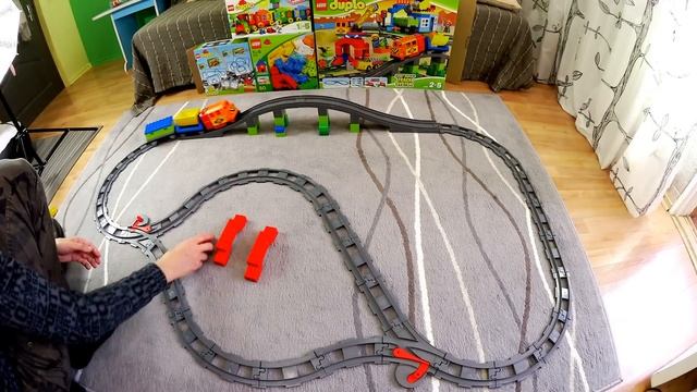 Играем в Лего поезд - LEGO DUPLO Train 10508 - блог Ильи