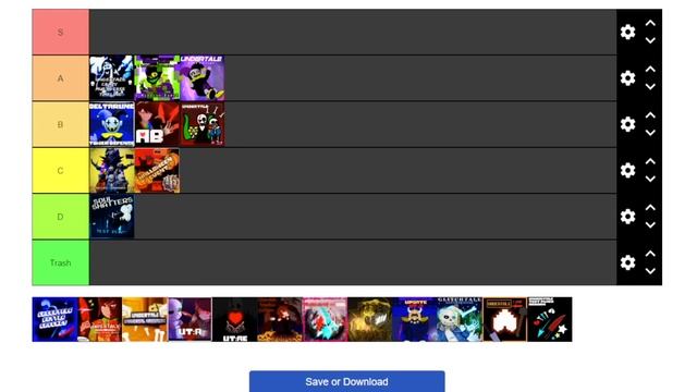 Ranking Roblox Undertale Games! | TierMaker смотреть онлайн