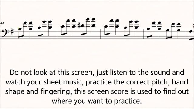 Cello Scale Carl Flesch E Minor No.7 Scale System double stops 6th Practice Play Along Piano смотреть онлайн