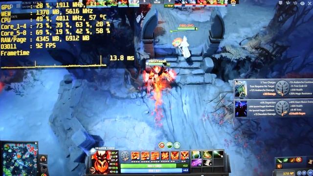 DOTA 2 - i7 920 - GTX 1080 Ti - 1440p Test смотреть онлайн