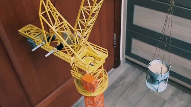 Модель башенного крана Elba Kaiser. Tower crane model смотреть онлайн