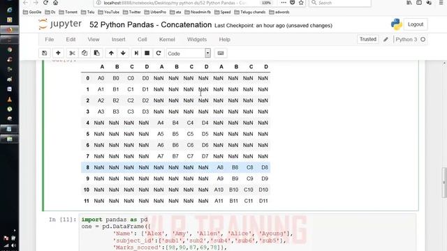 Python Pandas Concatenation in Telugu | VLR Training Class - 39 смотреть онлайн