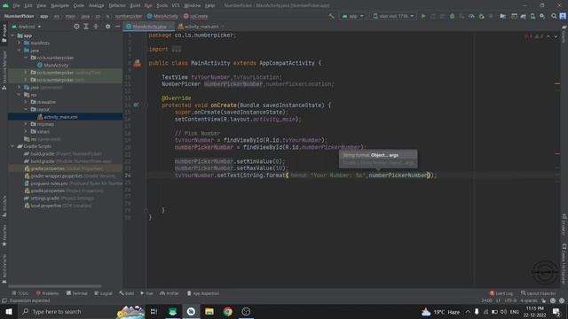 How to use the Number Picker in Android Studio | Numbers and Text | Android Studio Tutorial смотреть онлайн