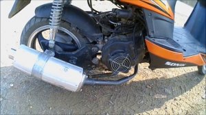 Доработка системы охлаждения скутера.