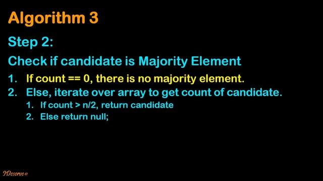 Find Majority Element in an Array смотреть онлайн