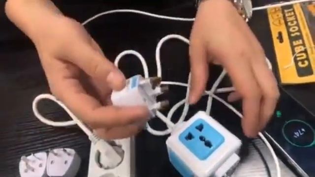 Умная домашняя розетка powercube, штепсельная вилка eu/us/uk, 4 разъема, 2 usb порта, адаптер, смотреть онлайн