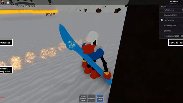 Sans The Man (Undertale Battle Royal ROBLOX) смотреть онлайн