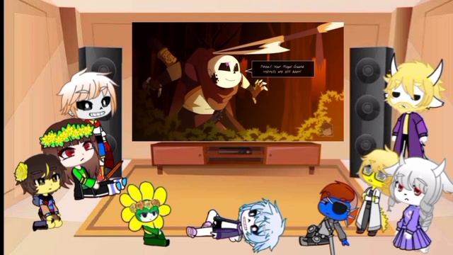 Undertale react to UNDERVERSE 0.7 Part 2 by Jakei (Undertale Animation) смотреть онлайн