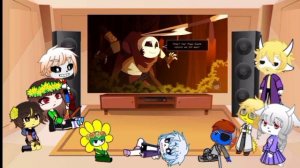 Undertale react to UNDERVERSE 0.7 Part 2 by Jakei (Undertale Animation)