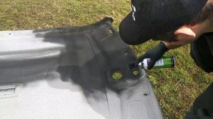 Красим потолок в чёрный цвет из баллончика/Черный потолок для ВАЗ 2111 своими руками.