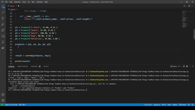 10 Things You Must Know in Python: Part 04 Python Sorted() Function смотреть онлайн