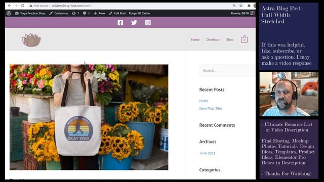 Astra Theme Full-Width Stretched Page Layout Tutorial - When NOT to Use it смотреть онлайн