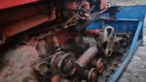 Ктз Т-70с Треснул заднея труба Торсиона,снимаем и ставим запосную, разборка,регулировки???????