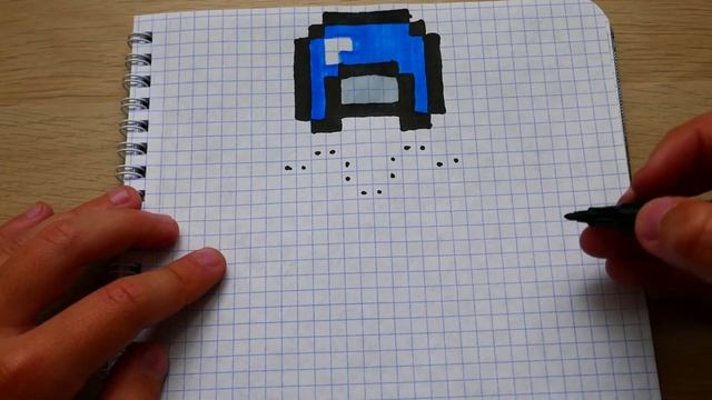 Я РИСУЮ НАГРУДНИК из MINECRAFT!!! PIXEL ART / how to draw смотреть онлайн