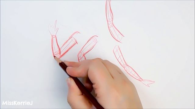 How I Draw ANATOMY #6: ARMS & LEGS - Cylinder Method - MissKerrieJ - смотреть онлайн