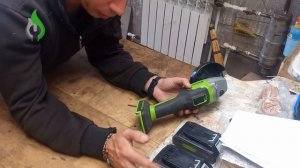 Честный обзор  УшМ на АкБ...GreenWorks - GD24AG...