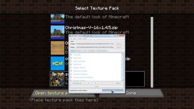 Обзор программы MCpacher на minecraft смотреть онлайн