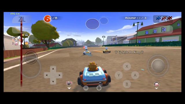 Garfield Kart Furious Racing Gameplay On Yuzu Emulator Android + Settings | Yuzu Android смотреть онлайн