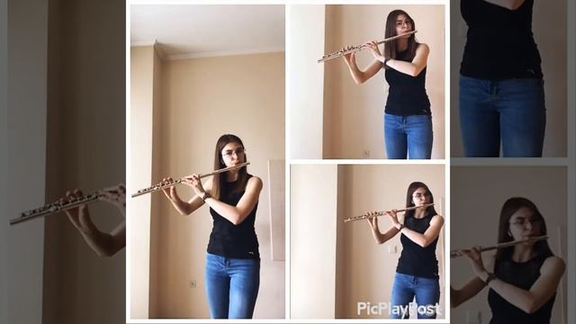 Show must go on - Elisaveta Surta - Flute Cover смотреть онлайн