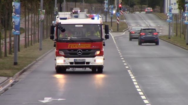 [Notlandung Am Flughafen Dresden] Einsatzfahrten Zur Flugahfenübung Lilienthal 2019