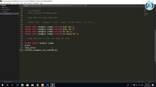 MySQL.05 Insert data sql смотреть онлайн