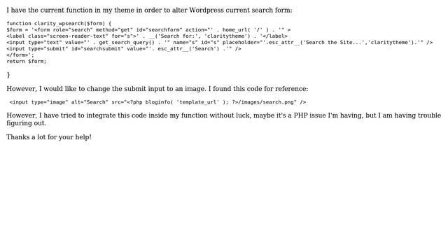 Wordpress: Custom function for search form смотреть онлайн