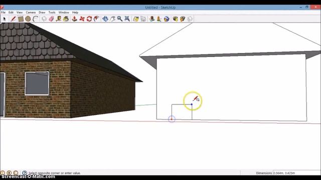 How to Make a more Complicated House on Google Sketch Up 8 смотреть онлайн