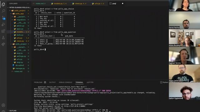 W7D5: Django Polls App смотреть онлайн