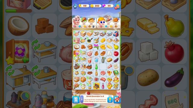 Merge Cooking: Theme Restaurant Gameplay Part 61 смотреть онлайн