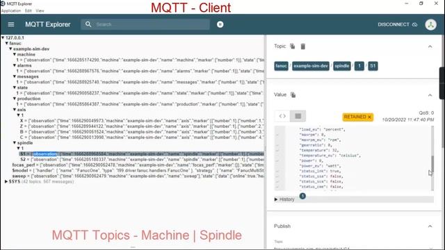 IoT application - Fanuc Oi-TF CNC controller | FOCAS2 | MQTT | Node Red Dashboard смотреть онлайн