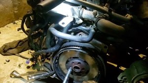 Как открутить маховик без пневмо гайковерта