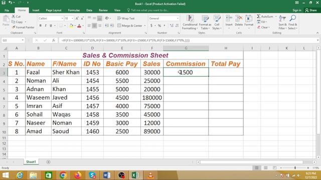 how to make sale and commission sheet in excel@C-TECH смотреть онлайн