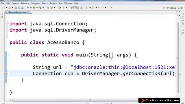 Universidade XTI JAVA 110 JDBC Select Driver Connection Statement e Resultset смотреть онлайн