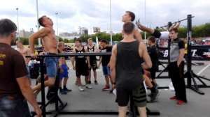 Командное Троеборье Отжимание на брусьях с доп. весом +32 кг Горбунов Артем и Абросимов Дмитрий