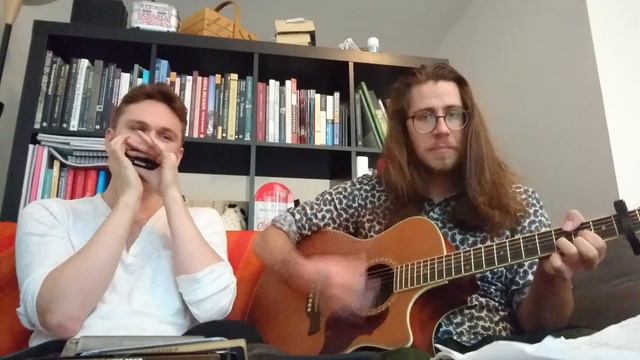 Claes&Max - WE ALL DIE YOUNG (Guitar&Harmonica STEELHEART cover) смотреть онлайн